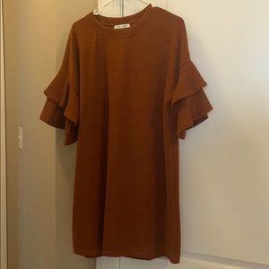 Burnt orange dress